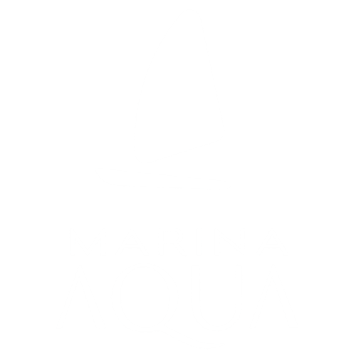 Marina Aqua logo blanco